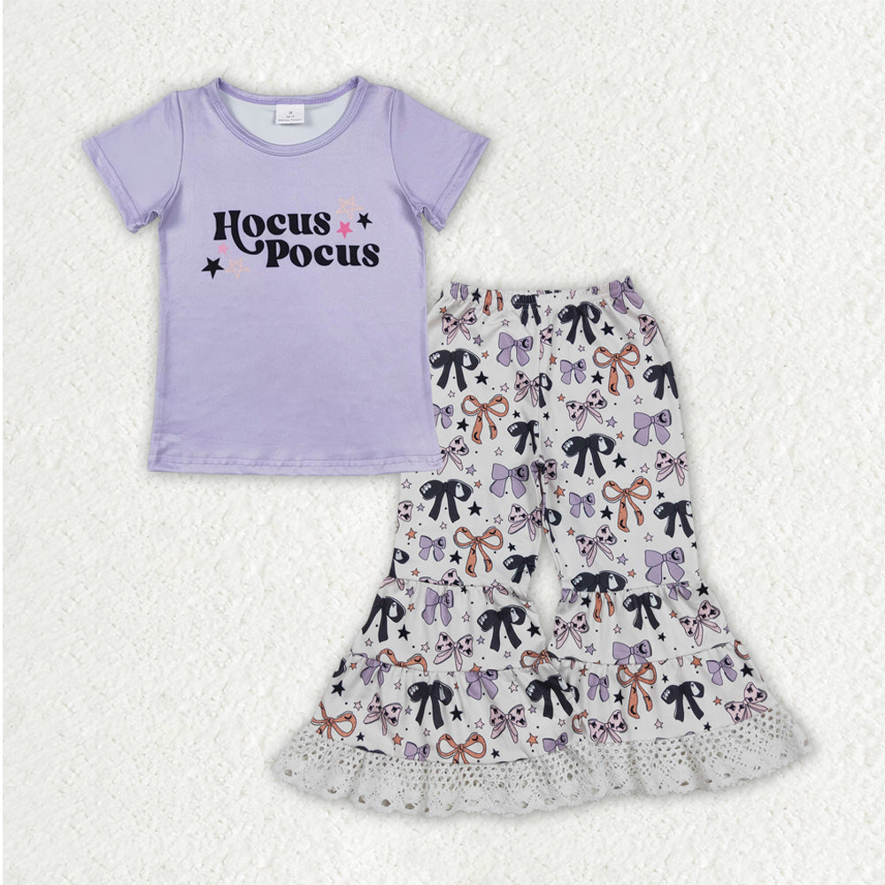 Halloween shirt matching pants girls clothes