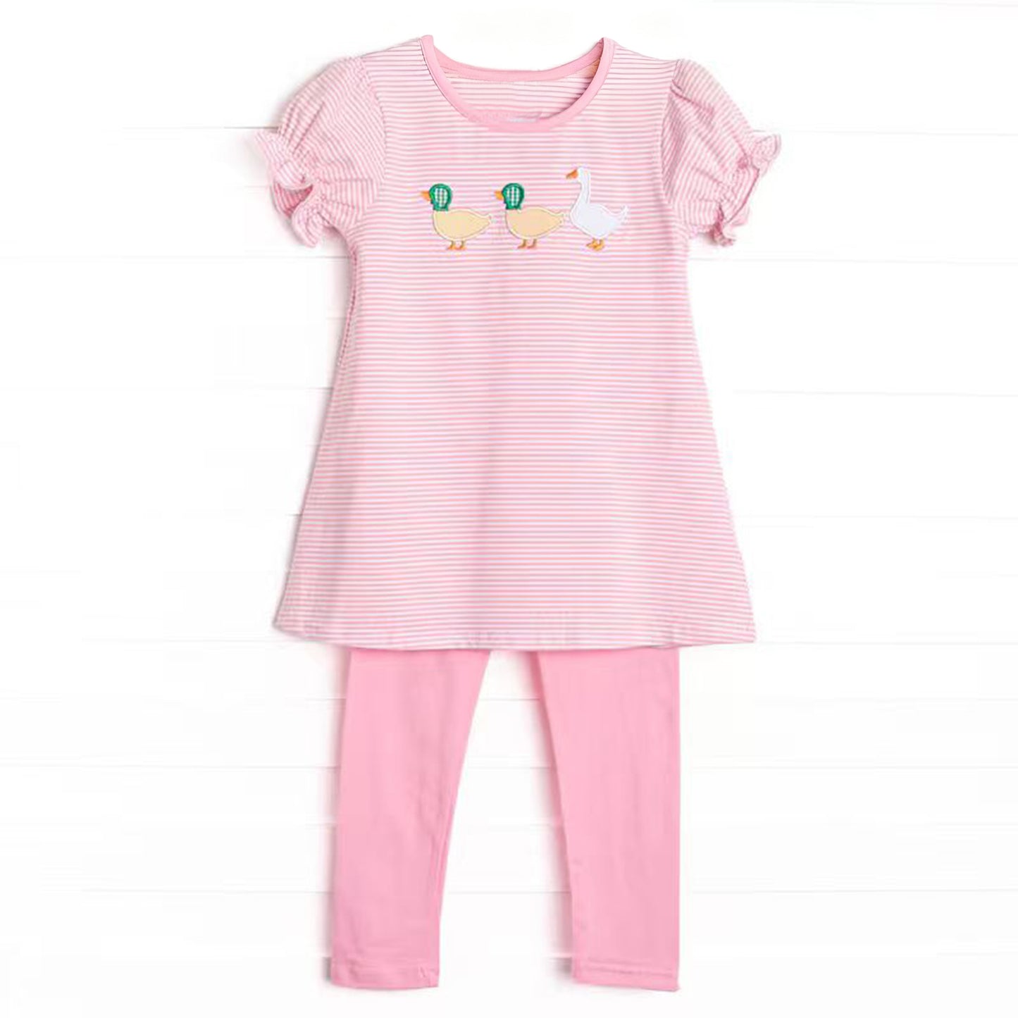 Duck goose girls short sleeve outfit preorder