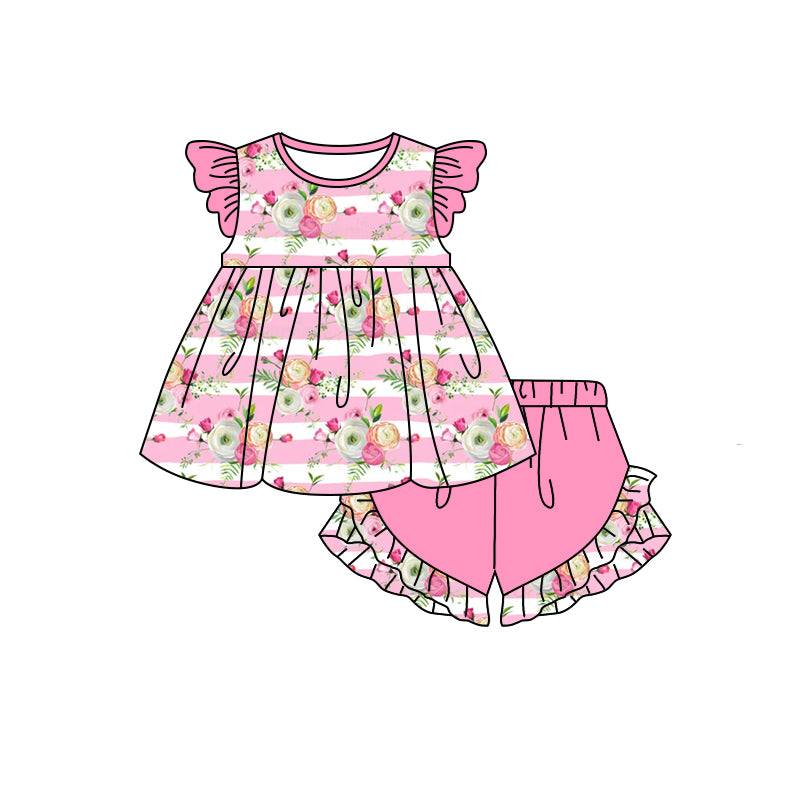 wholesale floral boutique clothing set preorder