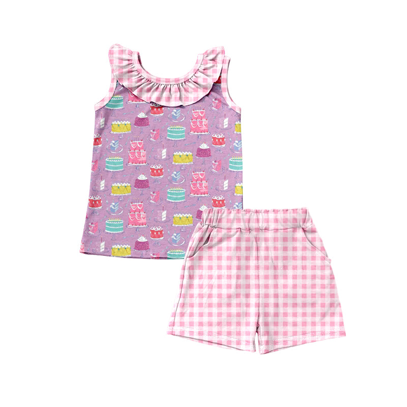 Infant baby girls Happy Birthday summer clothes preorder