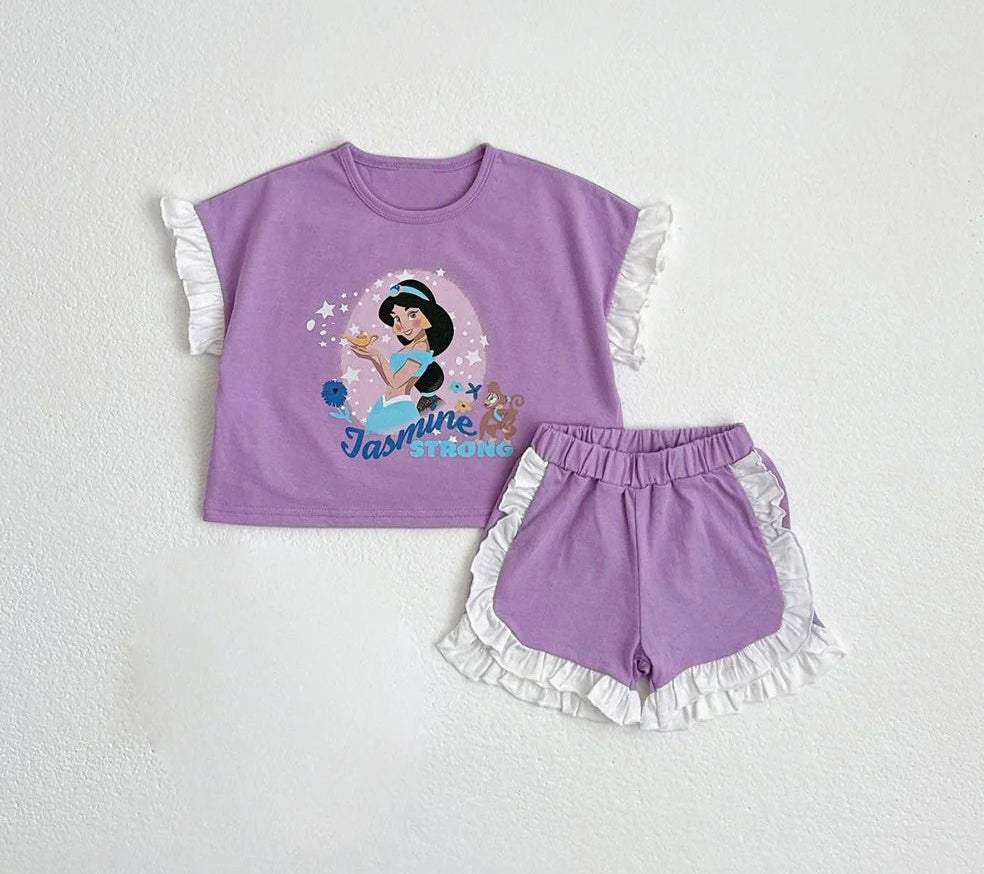 Infant baby girls princess cartoon summer clothes preorder