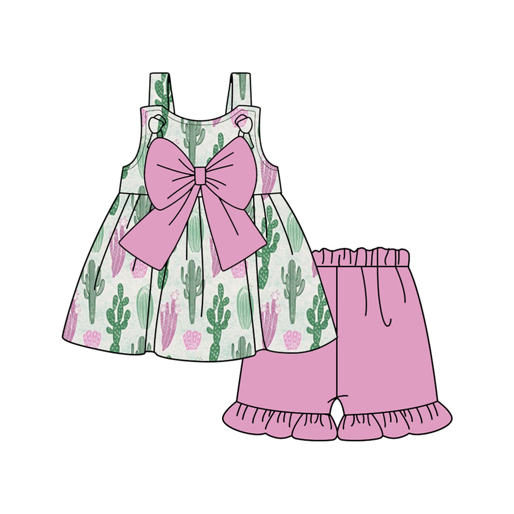 Toddle baby girl western cactus outfit preorder