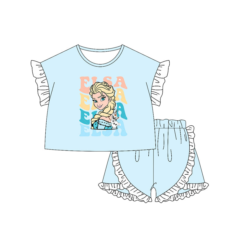 Girls cartoon design summer outfit preorder