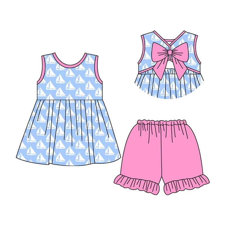 Infant girls sailboat summer clothes preorder