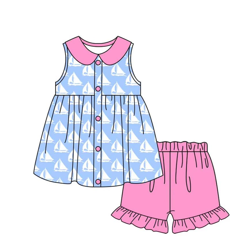 Infant girls sailboat clothes preorder