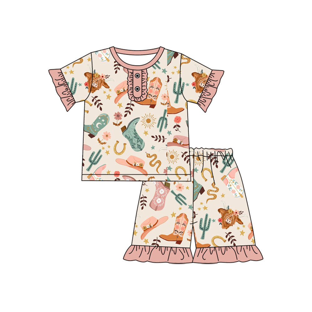 Western boots girl summer outfit preorder