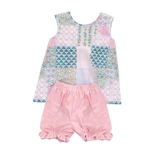 Kids girls summer floral outfit preorder