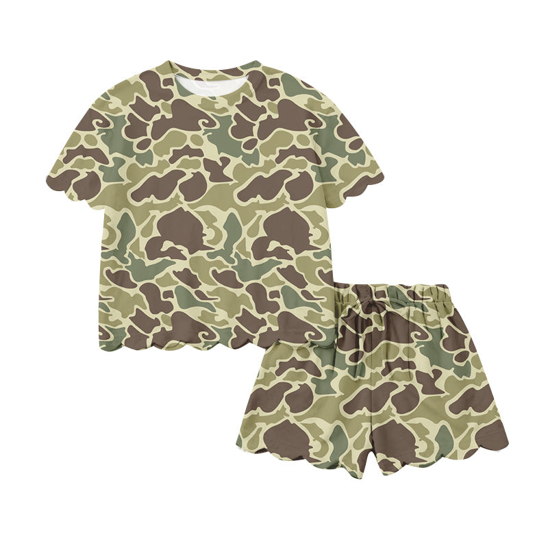 Adult Women khaki camo summer outfit preorder