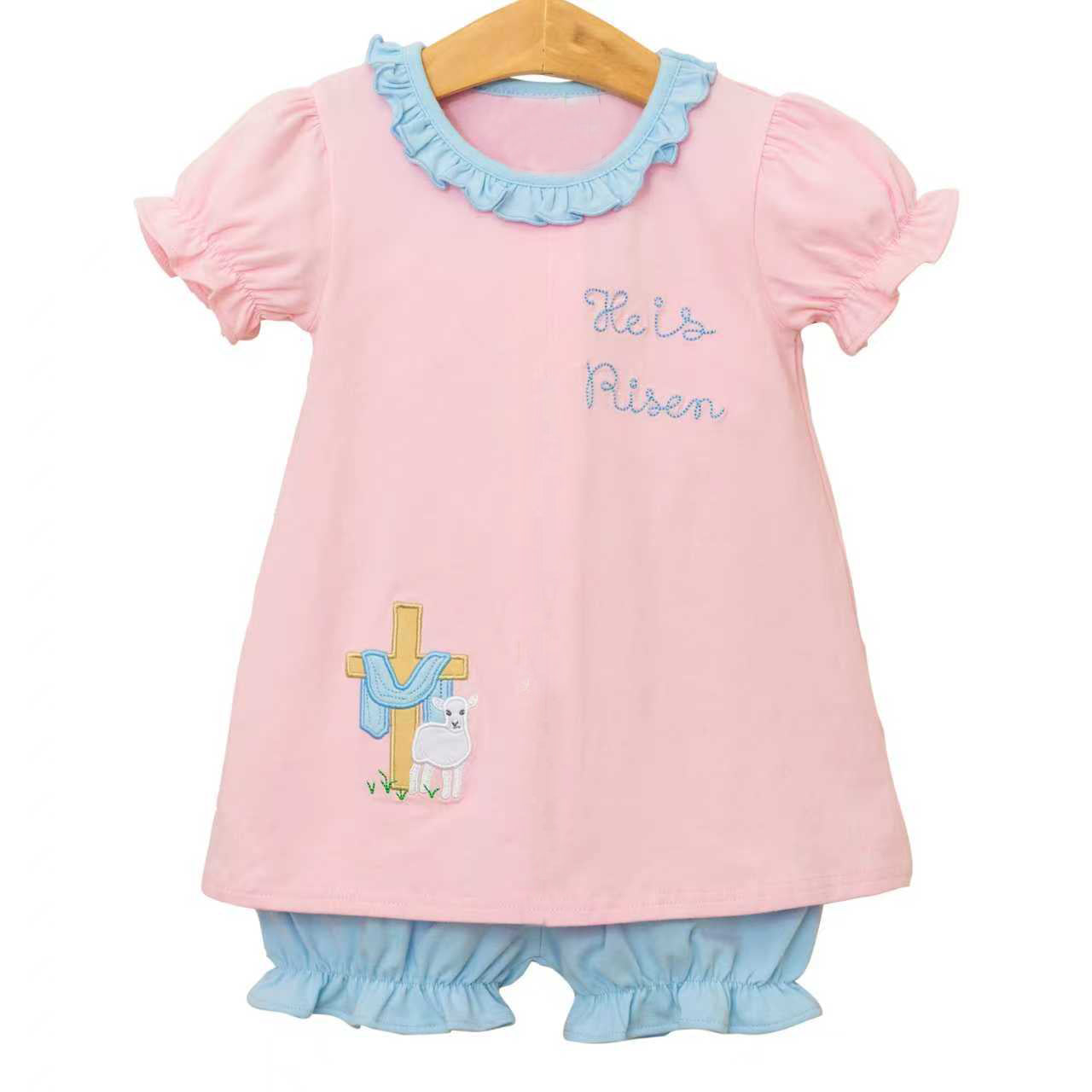 He is risen toddle girls Easter outfit preorder
