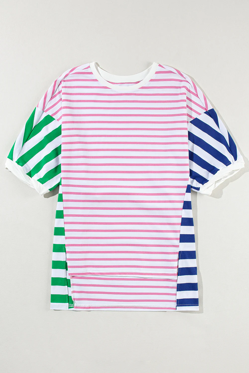 Adult women pink stripes top preorder