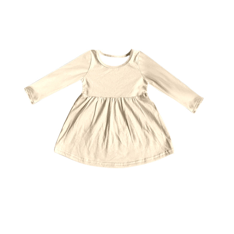 Toddle baby girl long sleeve cream top preorder