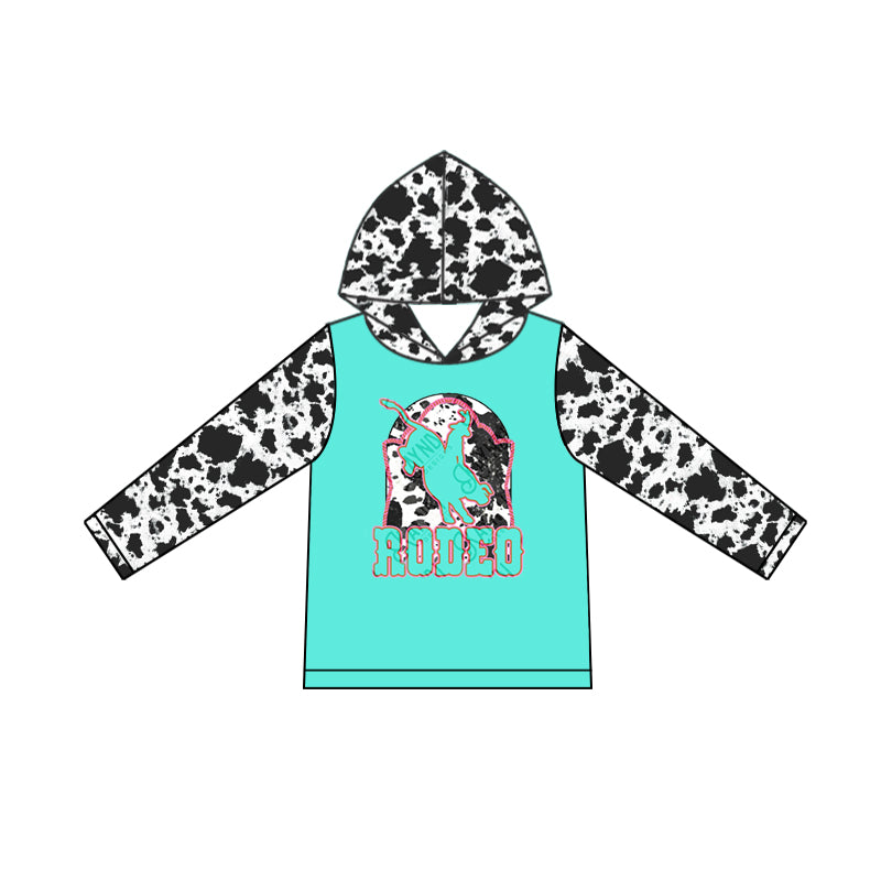 Western Rodeo Long Sleeve Hoodie Top Preorder