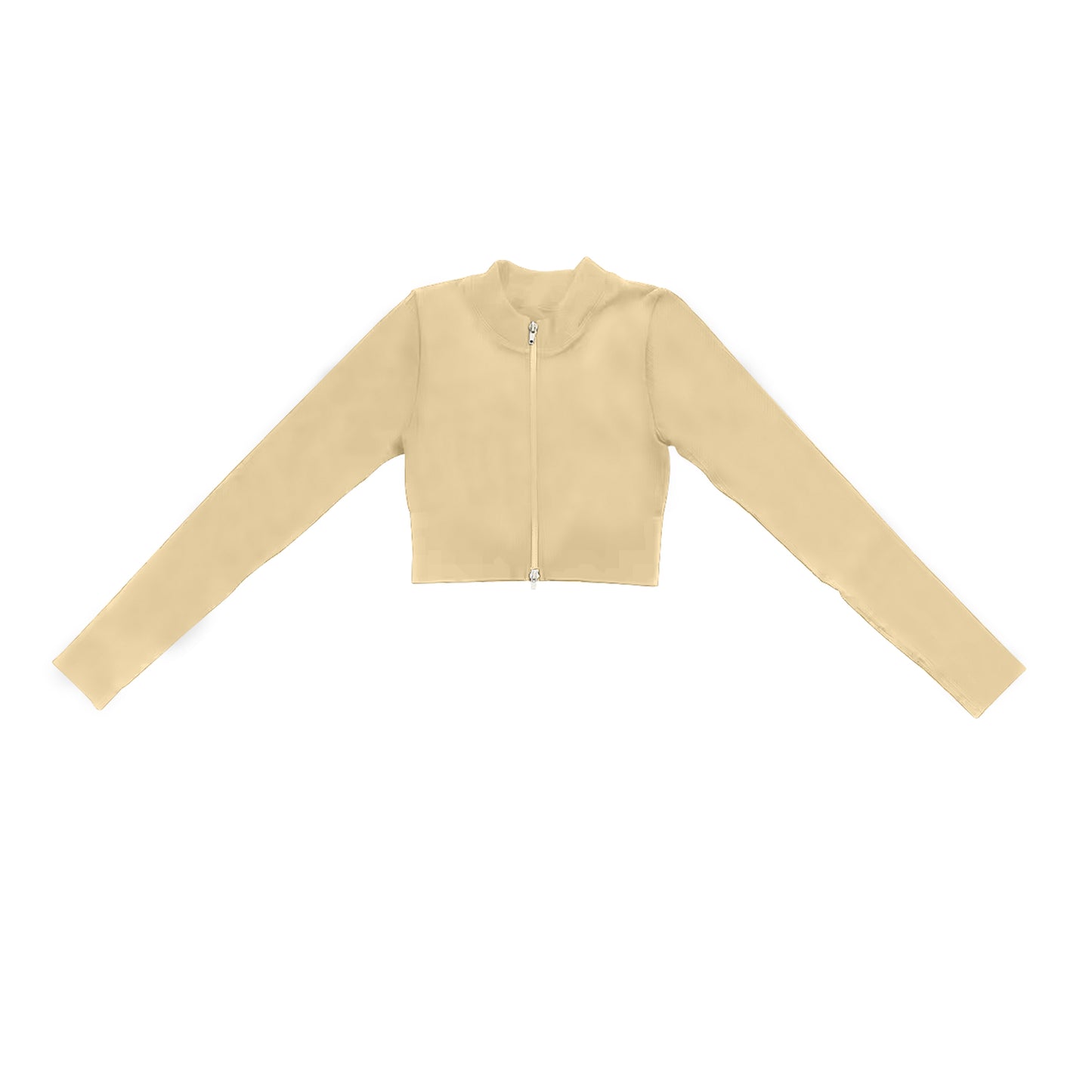 Baby Girls Yellow Active Wear Long Sleeve Zip Top Preorder