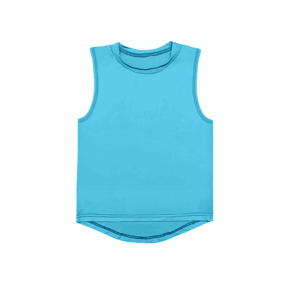 Baby Girls Blue Active Wear Yoga Tank Top Preorder