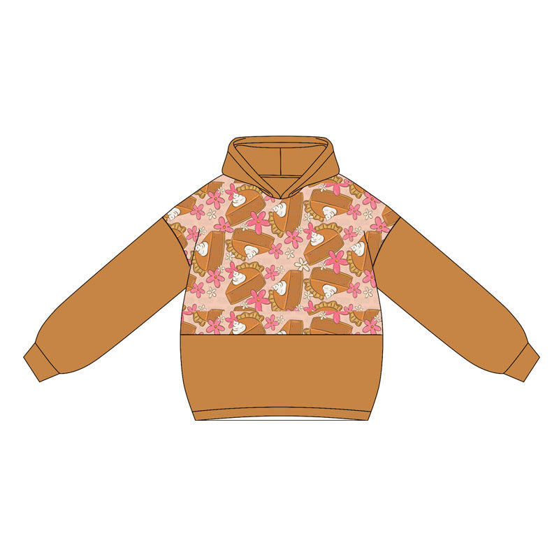 Baby Girl Long Sleeve Thanksgiving Hoodie Top Preorder