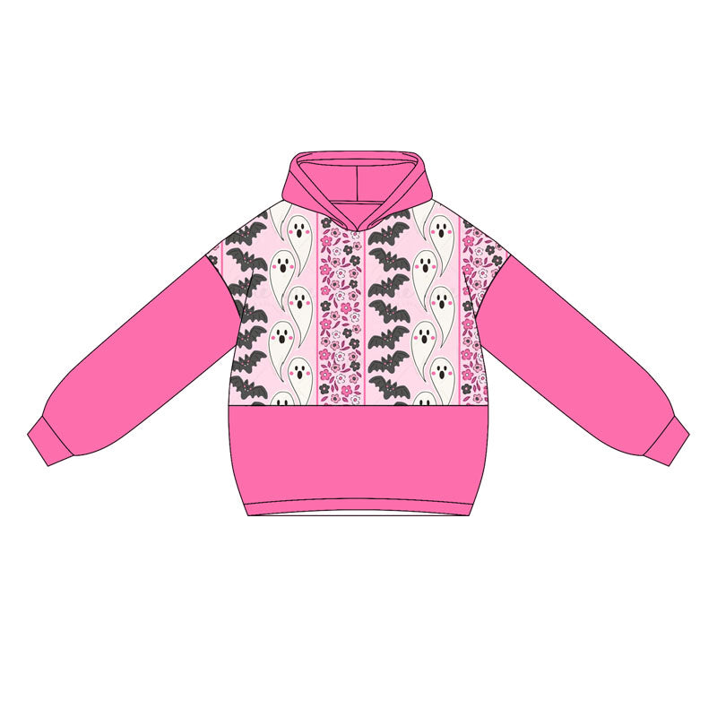 Baby Girl Long Sleeve Halloween Ghost Hoodie Top Preorder
