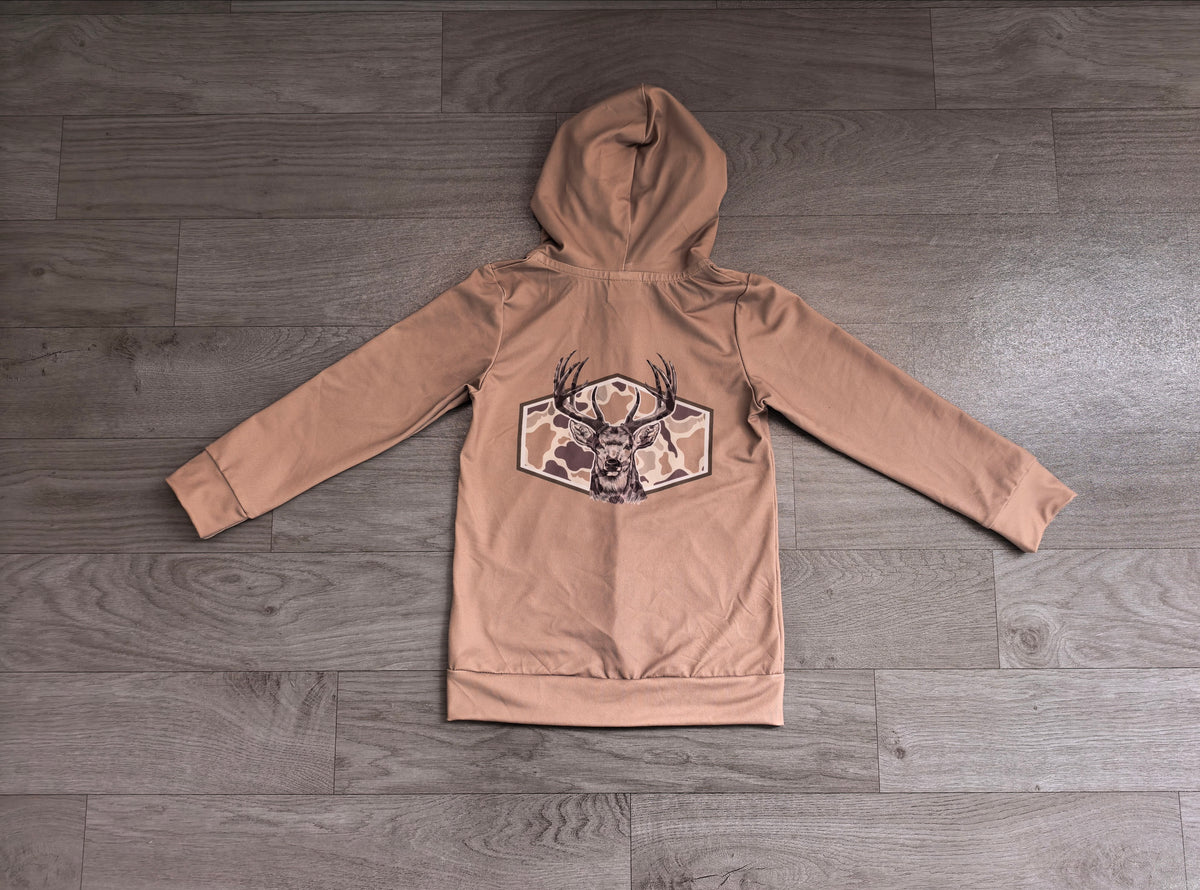 Baby girl Camo deer design long sleeve hoodie top preorder