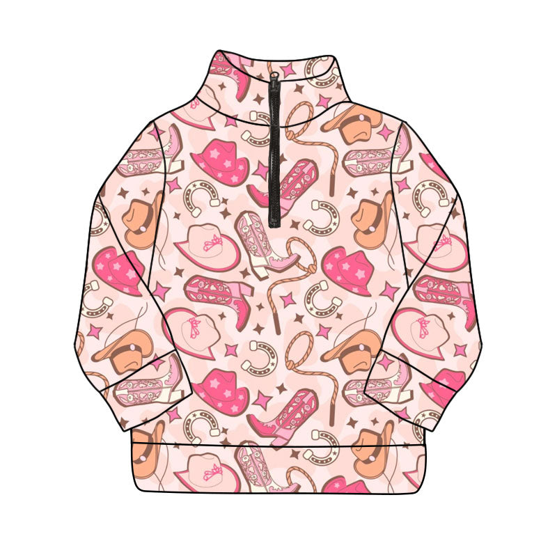 Western cowgirls long sleeve yoga pullover preorder