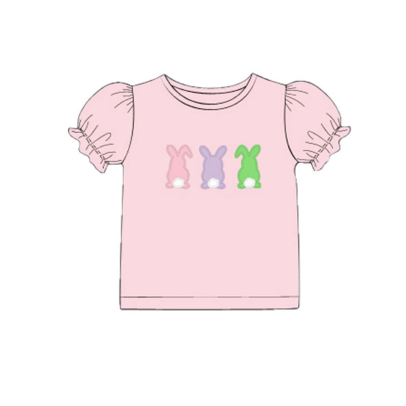 Easter bunny kids short sleeve top preorder