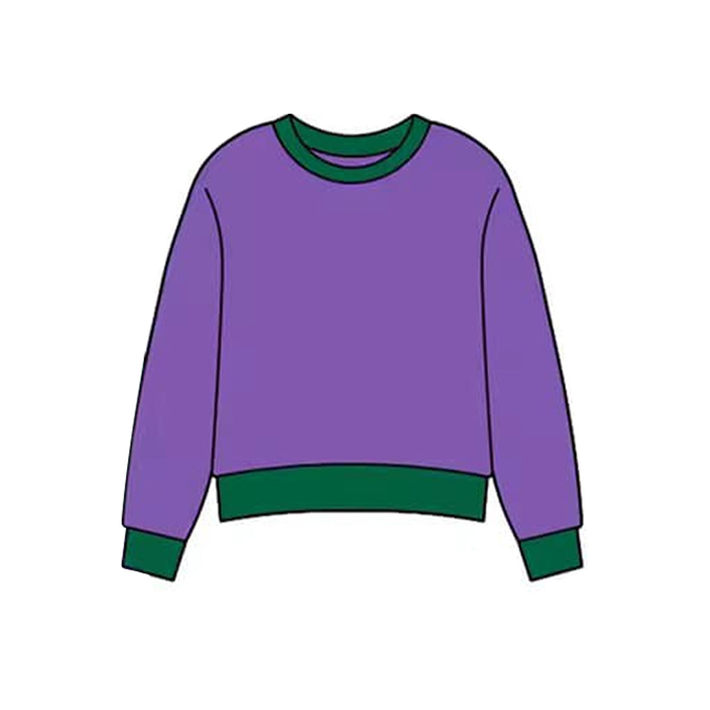 Mardi Gras kids long sleeve top preorder