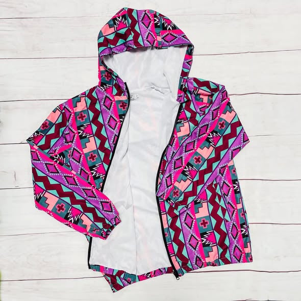 Western design girl long sleeve hoodie top preorder