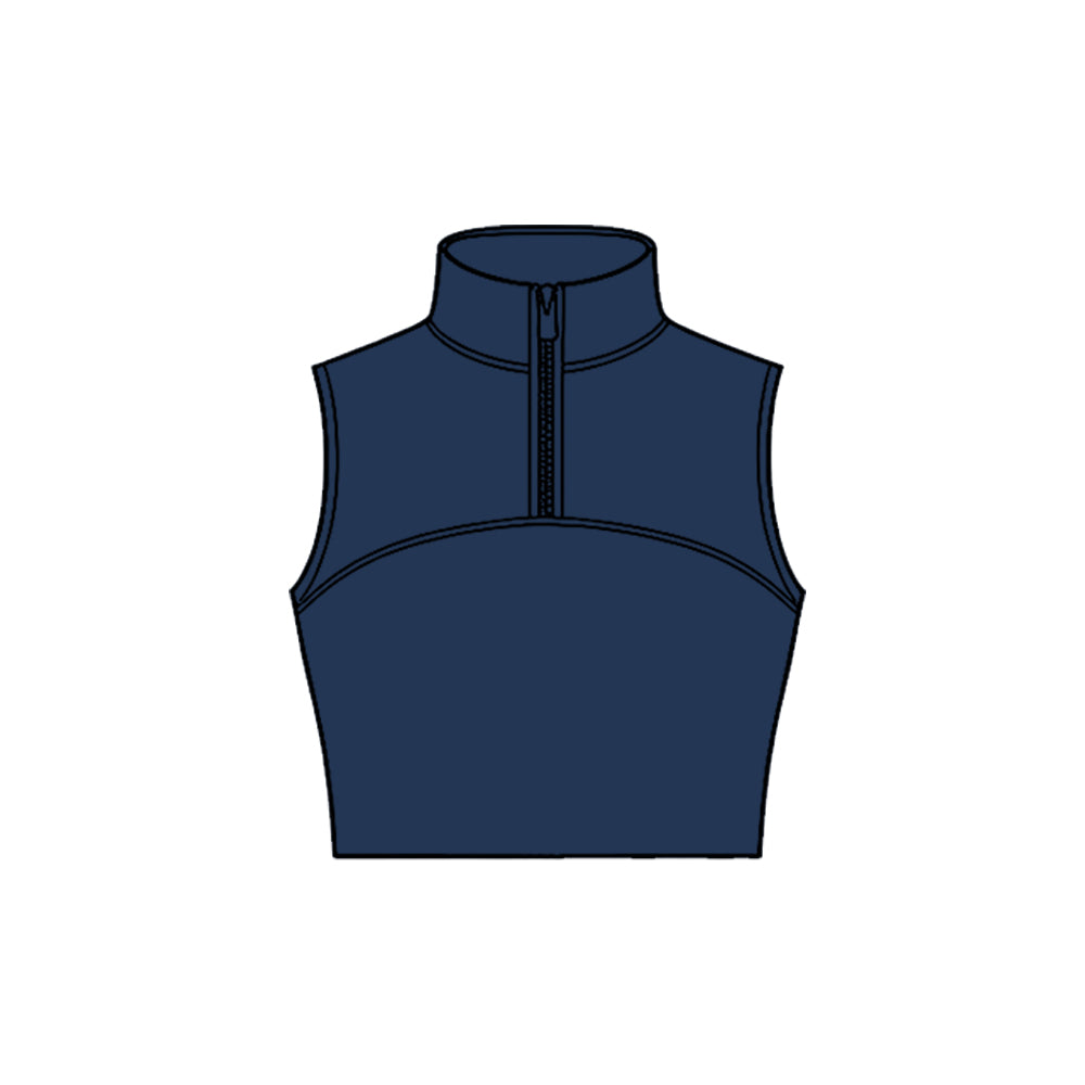 Navy color girls yoga tank top preorder