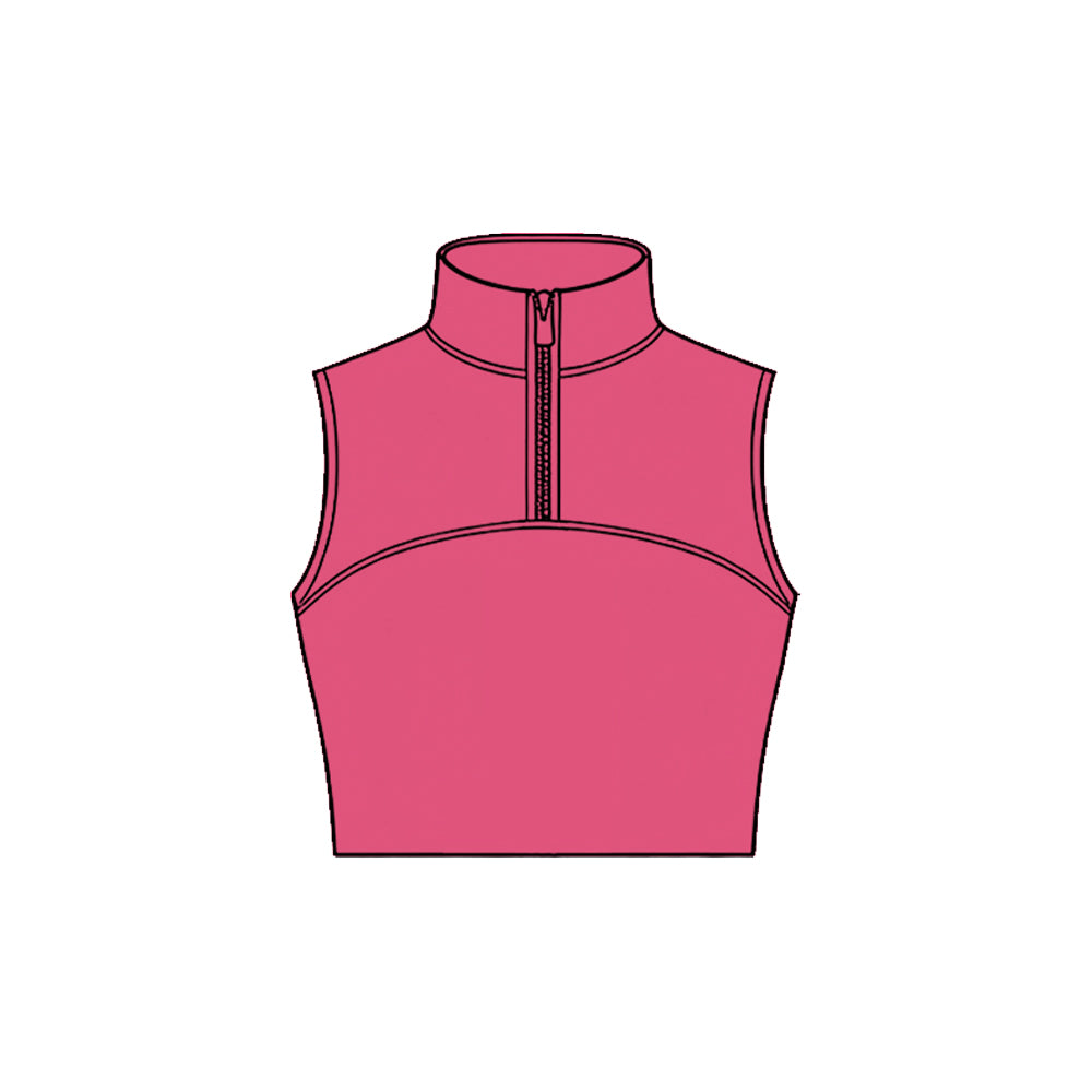 Hot Pink color girls yoga tank top preorder
