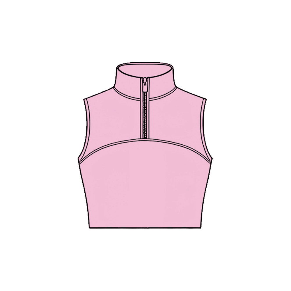 Light Pink color girls yoga tank top preorder