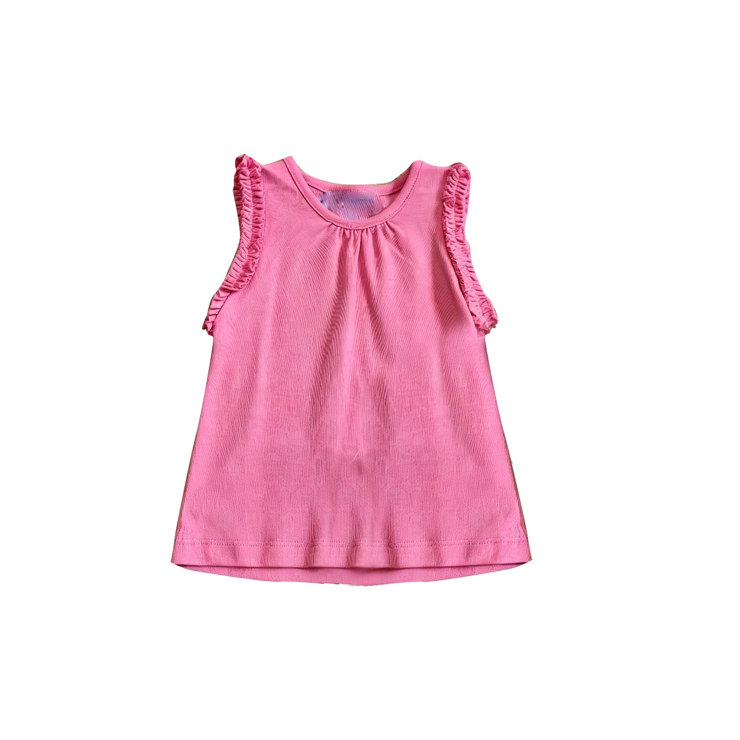 Hot pink color girls summer t-shirt top preorder