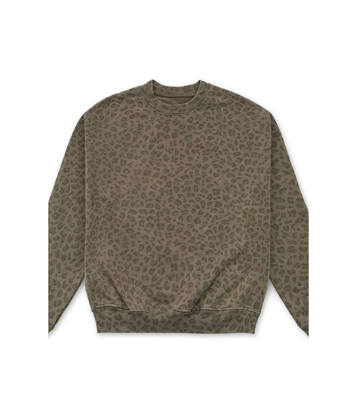 Leopard print kids girls long sleeve pullover top preorder