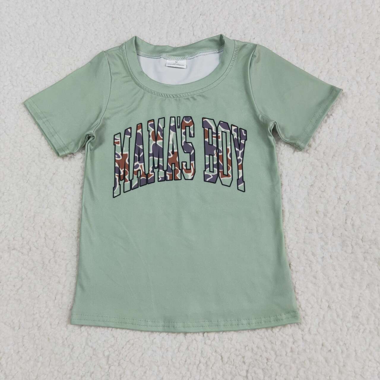 Mamas boy camo t-shirt top
