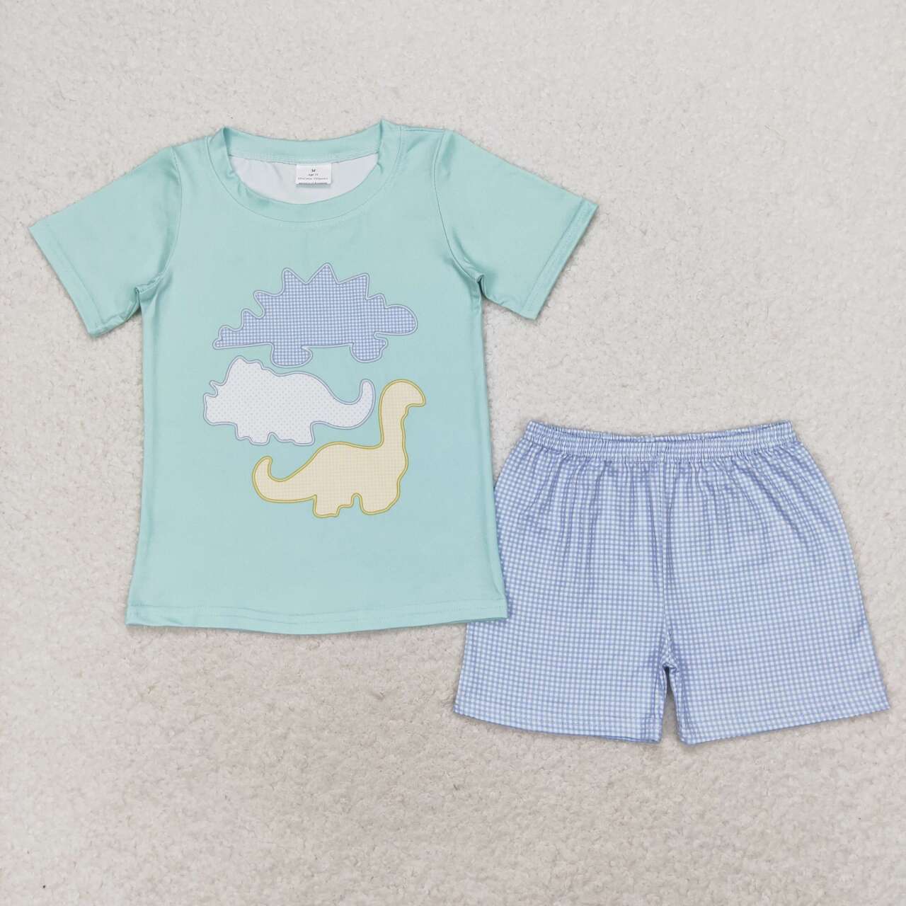 three dinosaurs baby boy animal clothes