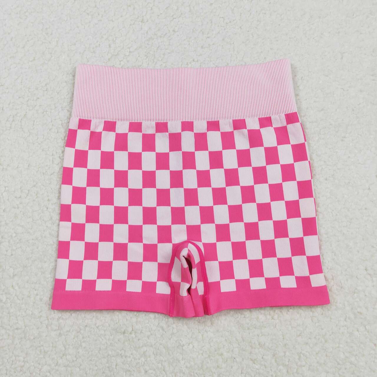 USA SHOP Adult pink checkered shorts