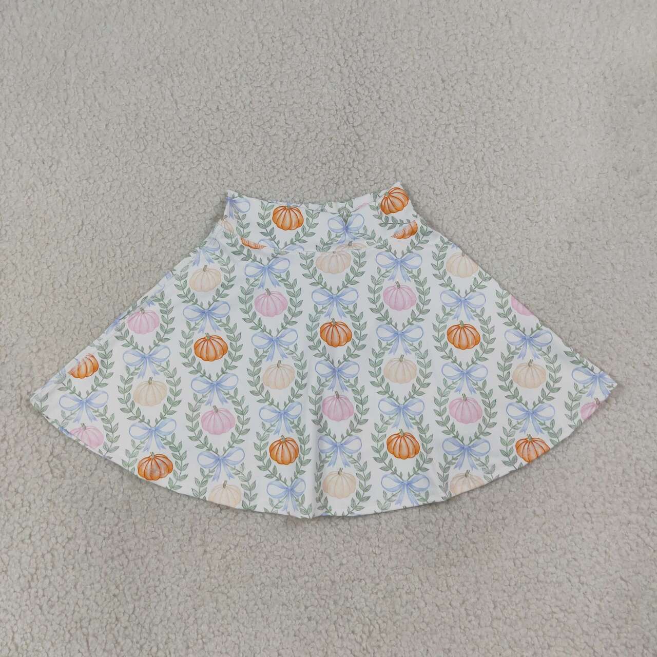 Toddle baby girls colorful pumpkin summer yoga skorts