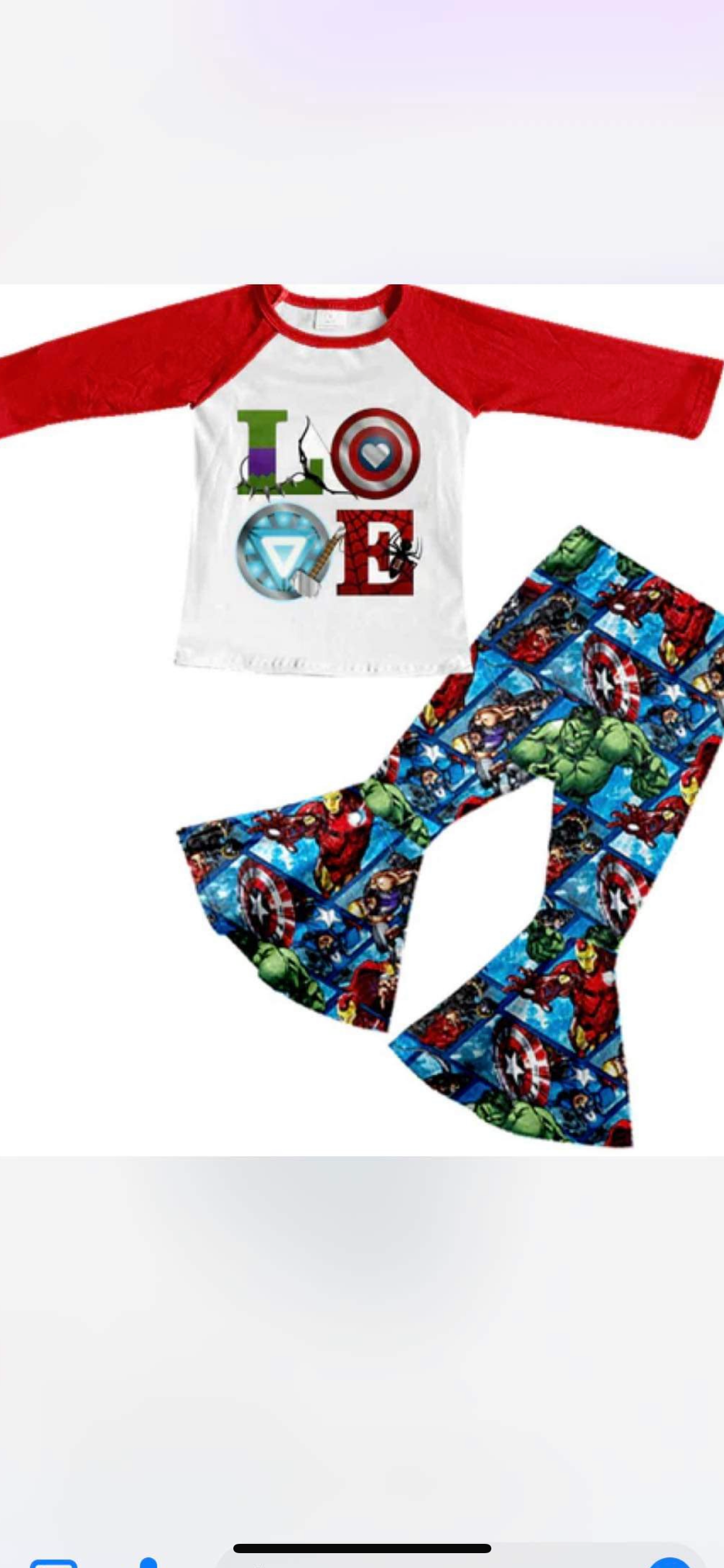 baby girls cartoon clothing set