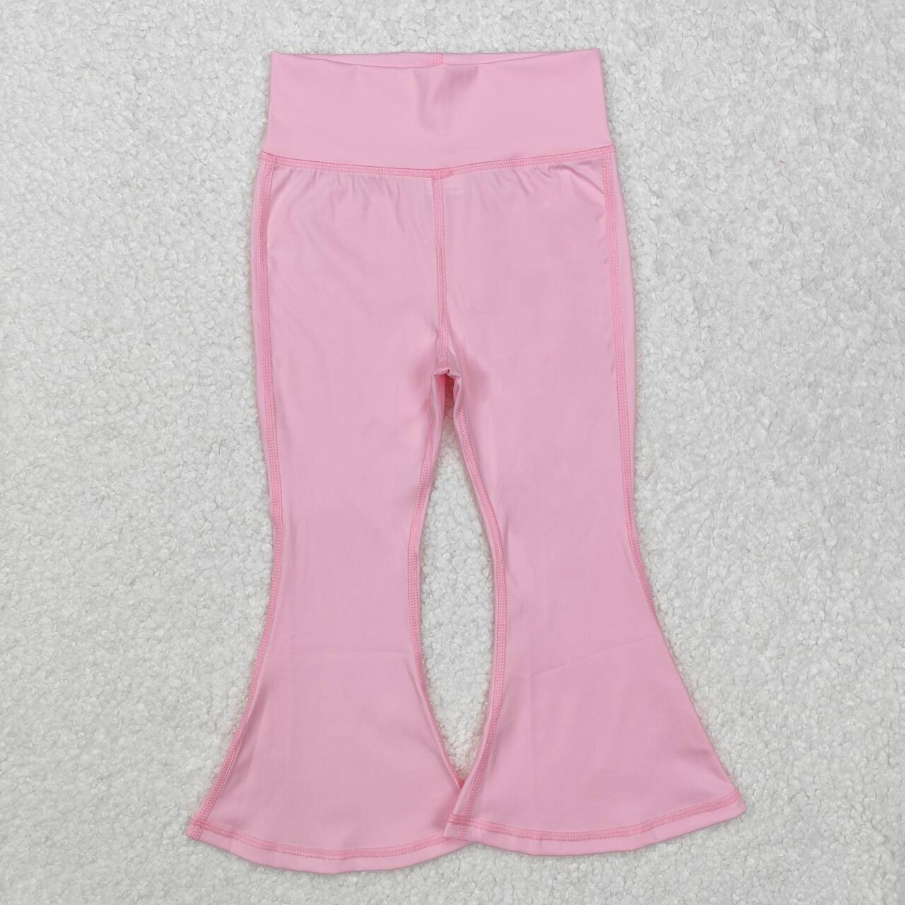 toddle baby girls pink sports yoga bell bottoms