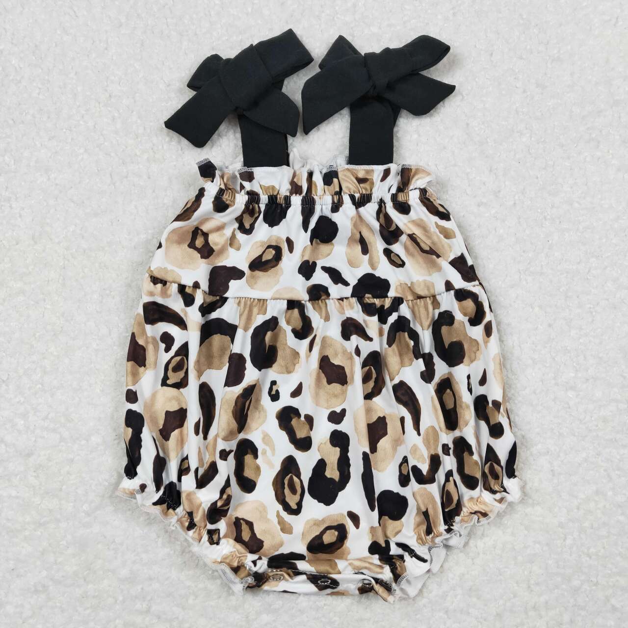 USA SHOP toddle girls cheetah straps romper