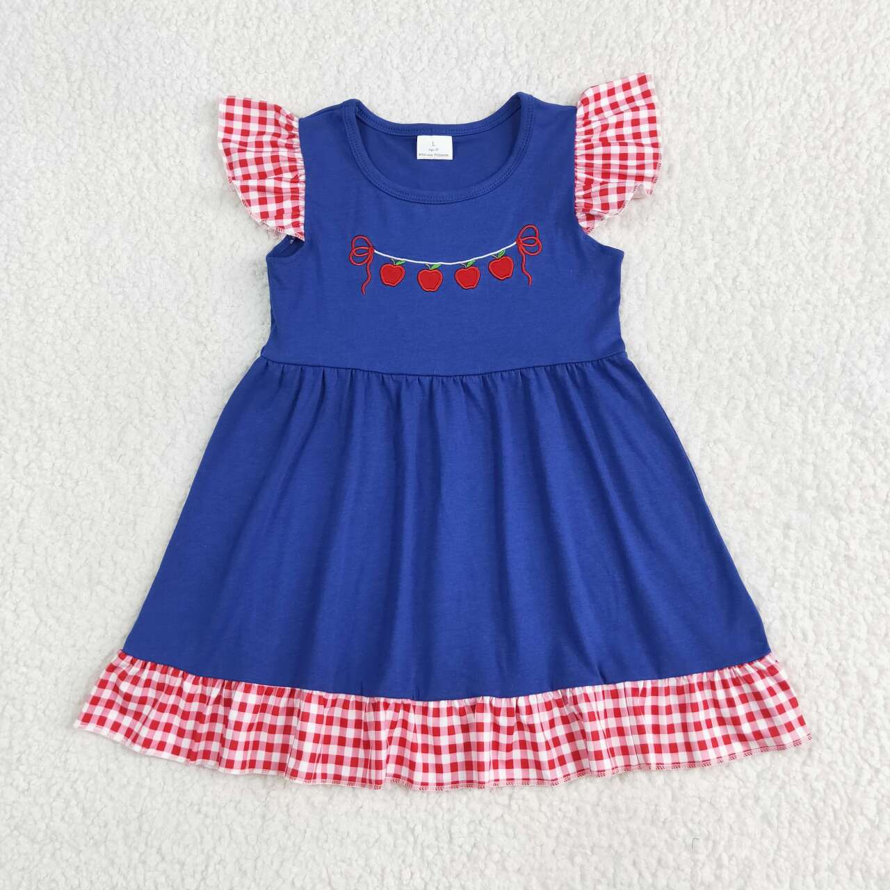 Back to school apple design dress