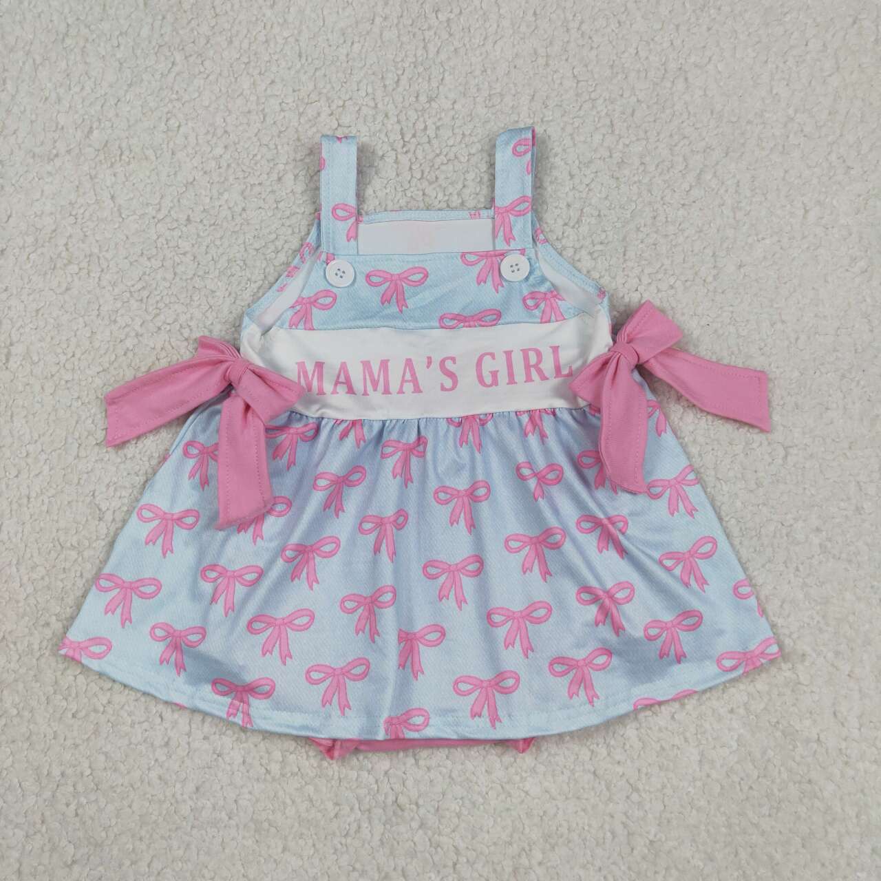 Mamas girl floral print baby romper