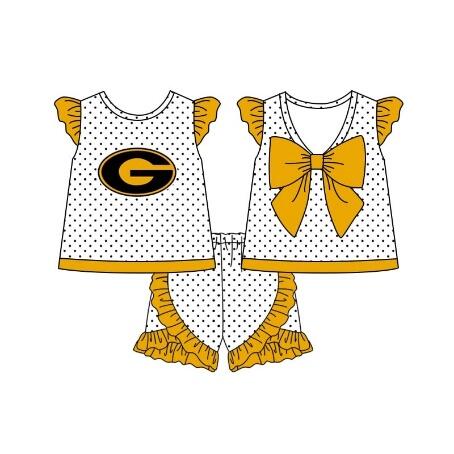 baby girls colleague team outfit.