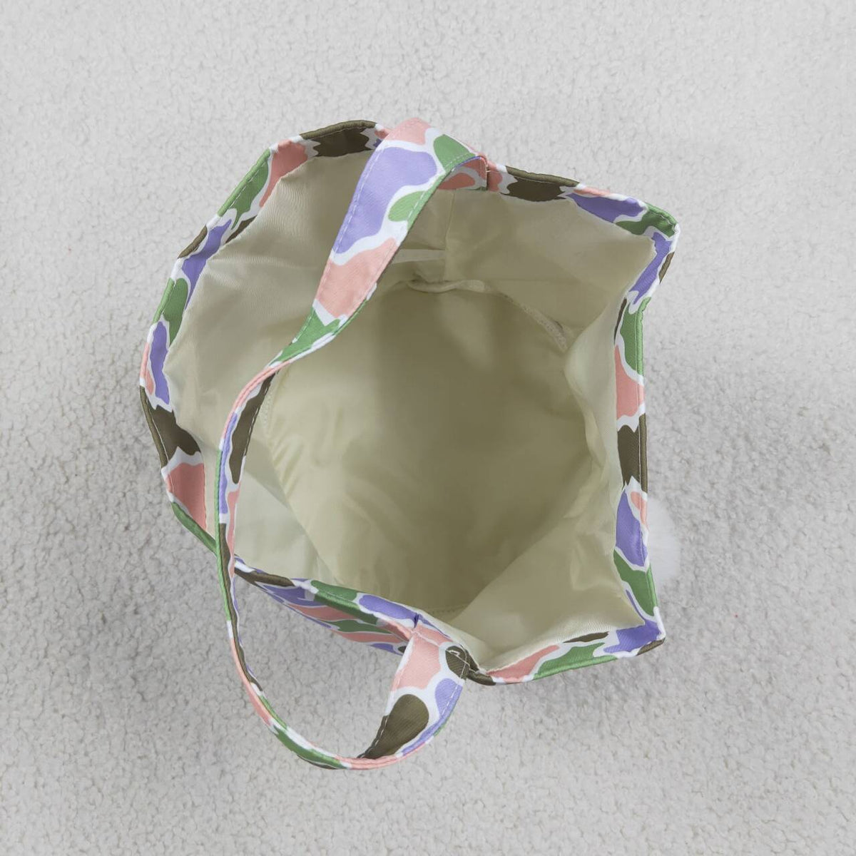 toddle baby Easter camo basket bag