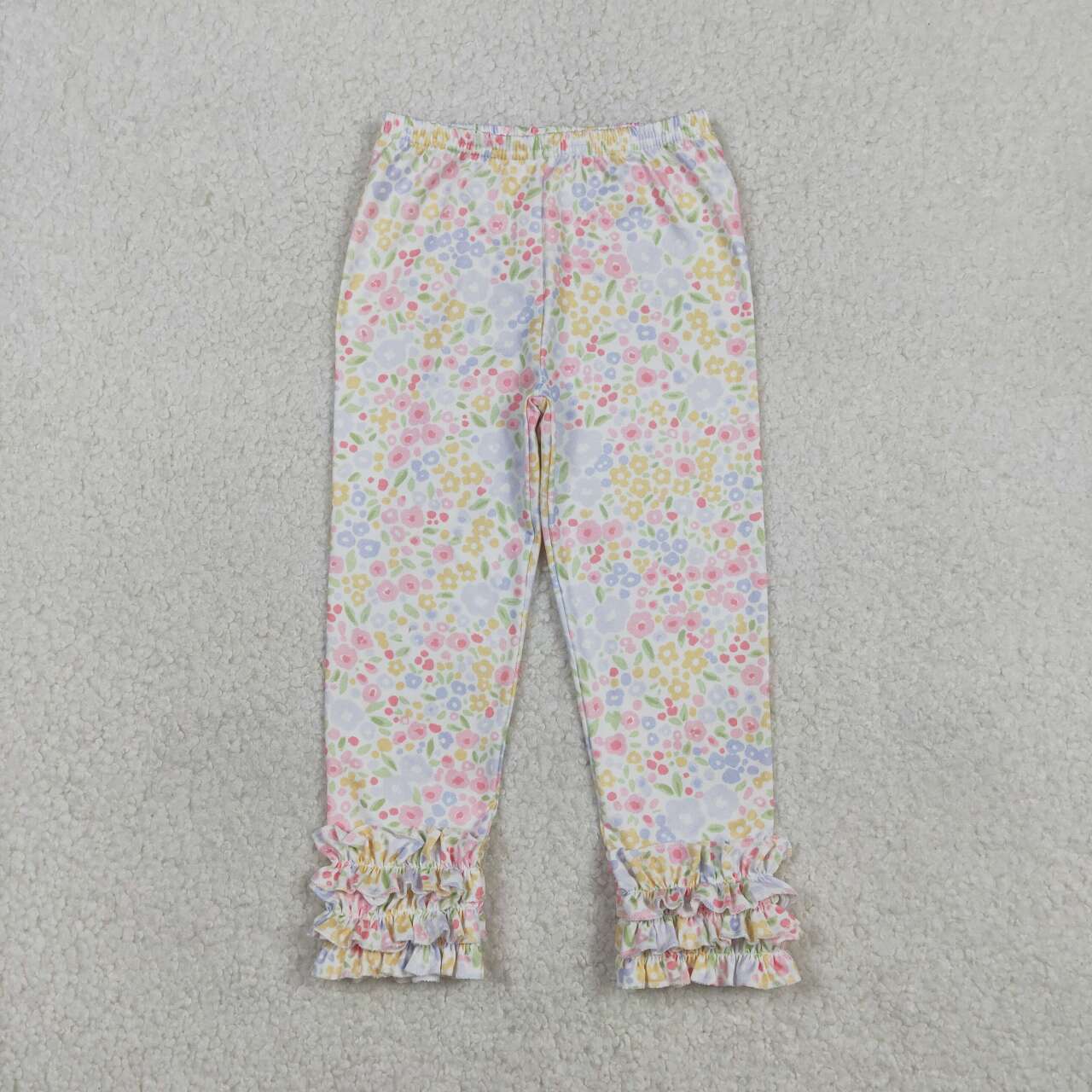 Toddle baby girls floral ruffle pants