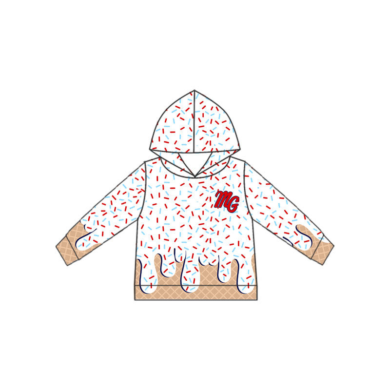 baby boy custom team design hoodie top