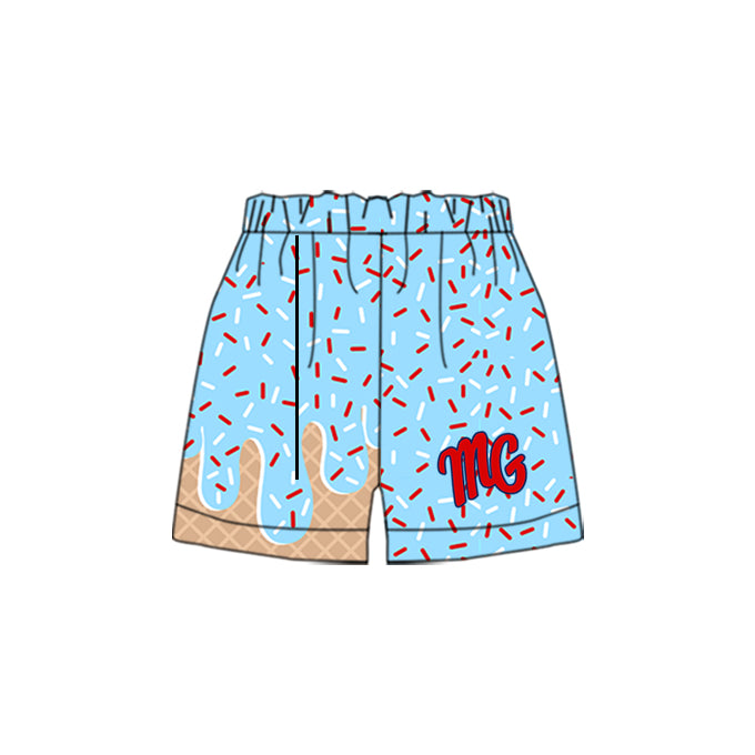 toddle baby boy custom team shorts