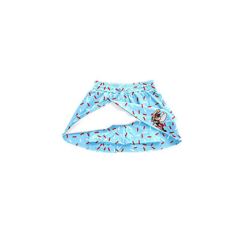 toddle baby girl custom team skirt shorts