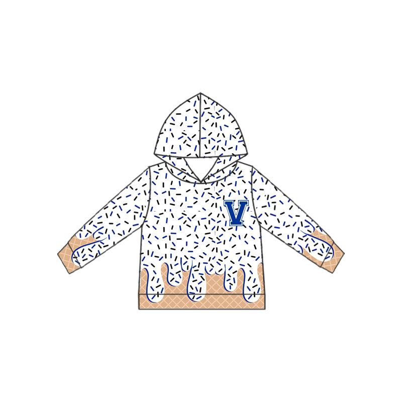 baby boy custom team design hoodie top