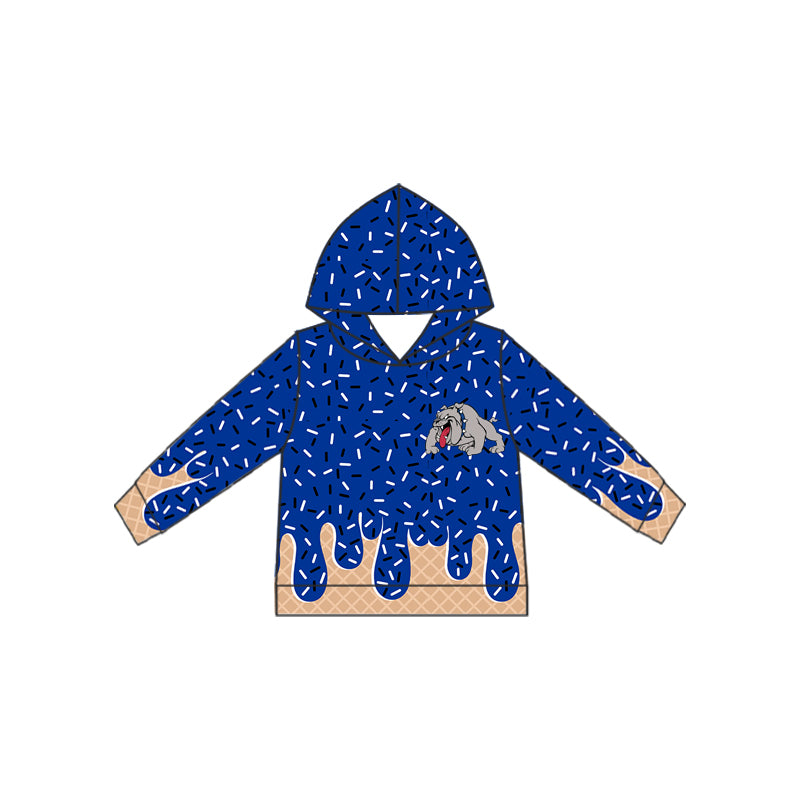 baby boy custom team design hoodie top