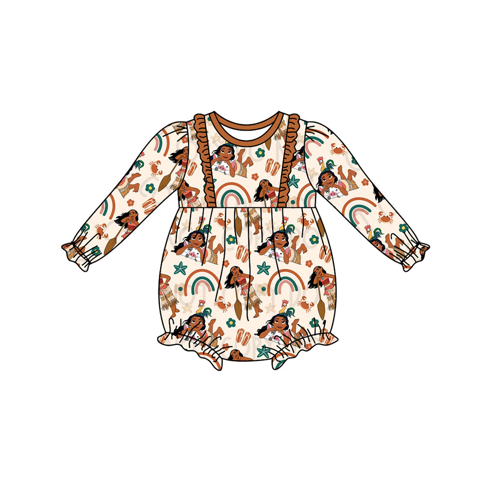 infant baby girls wholesale girls island princess pig romper preorder