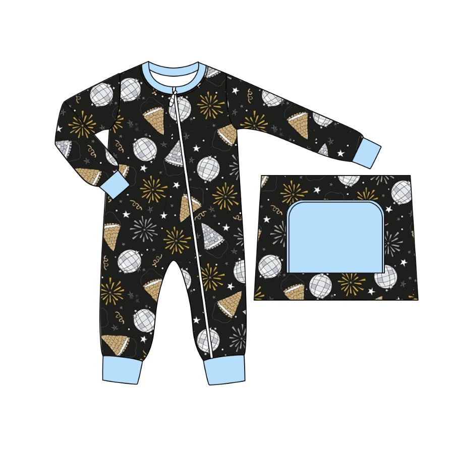 Toddle baby boy Happy New Year romper preorder