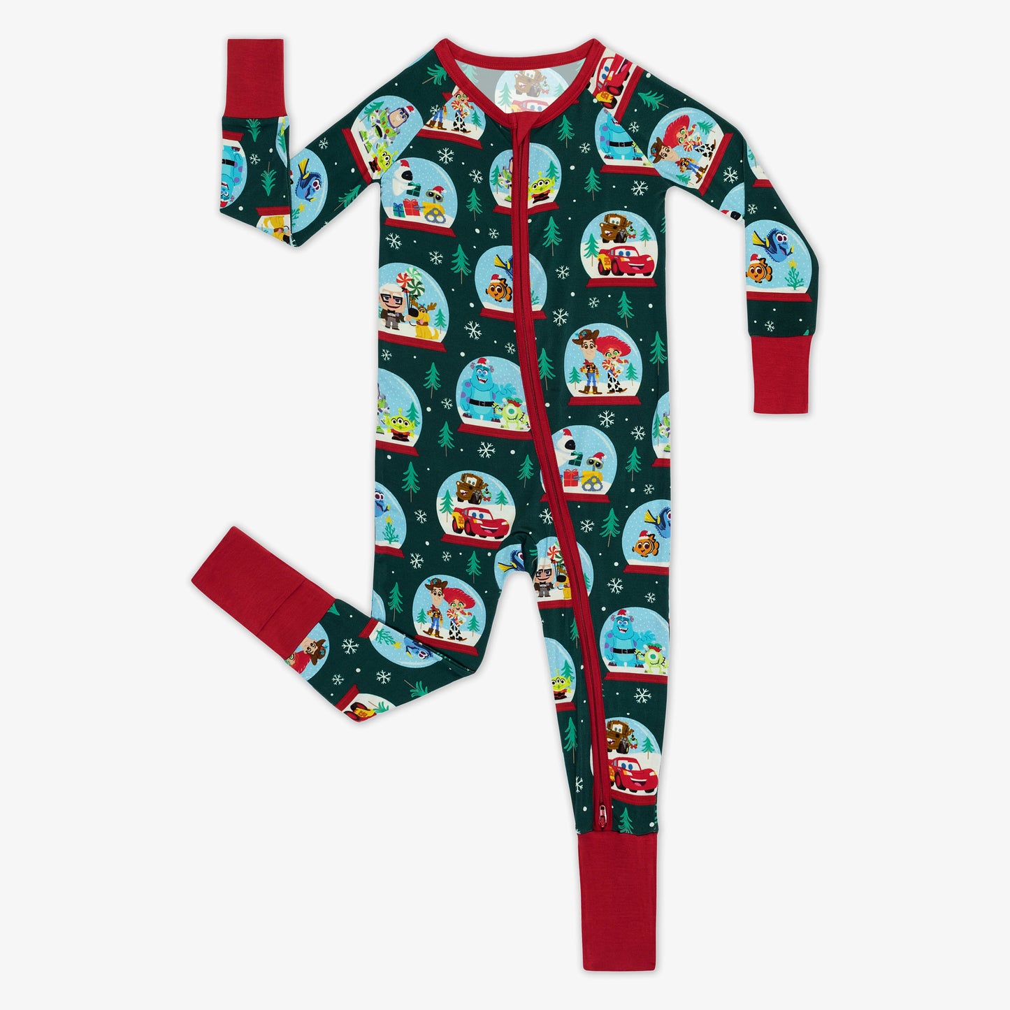 Christmas cartoon story zip romper preorder